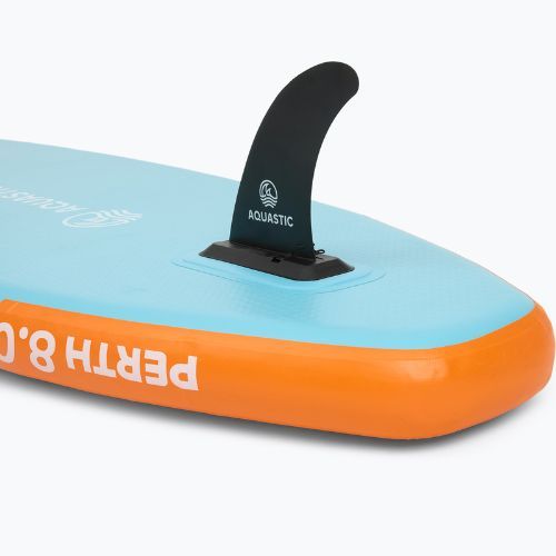 Set Paddleboard SUP aufblasbar für Kinder AQUASTIC Perth 8'0" allround blue