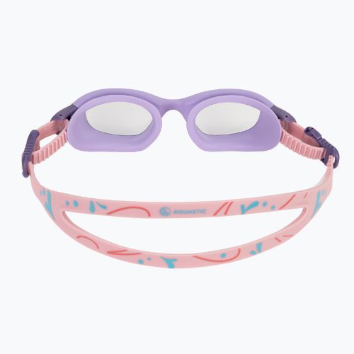 Kinder-Schwimmbrille AQUASTIC Spinny purple