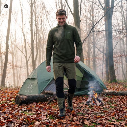 Herren-Fleecejacke KADVA SumGear grün