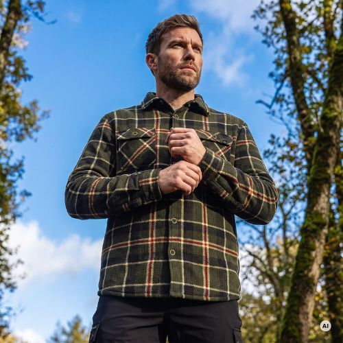 Herren-Trekkingpullover KADVA Walkora grün