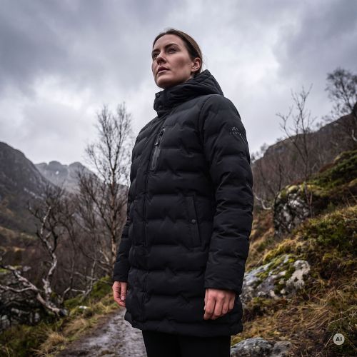 Damen Daunenjacke KADVA Alpine WMNS schwarz