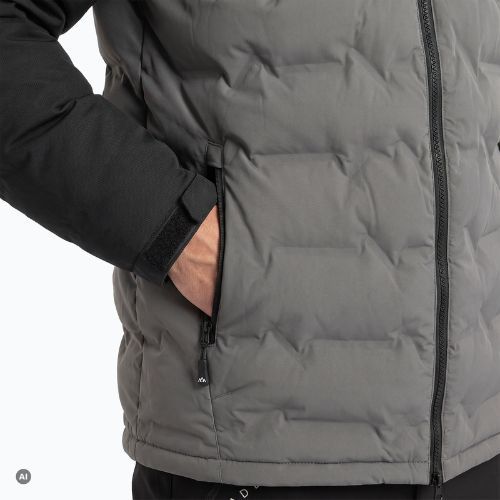 Herren gefütterte Jacke KADVA GlacierShell grau