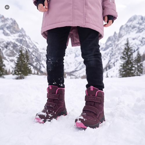 Kinder-Winterstiefel KADVA Snowey Mid WP rosa
