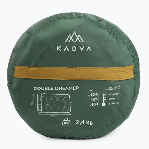 Doppelschlafsack KADVA Double dream green