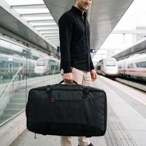 Großer Reisekoffer KADVA Mons 100 l schwarz