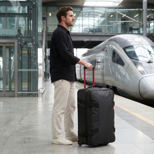 Großer Reisekoffer KADVA Mons 100 l schwarz