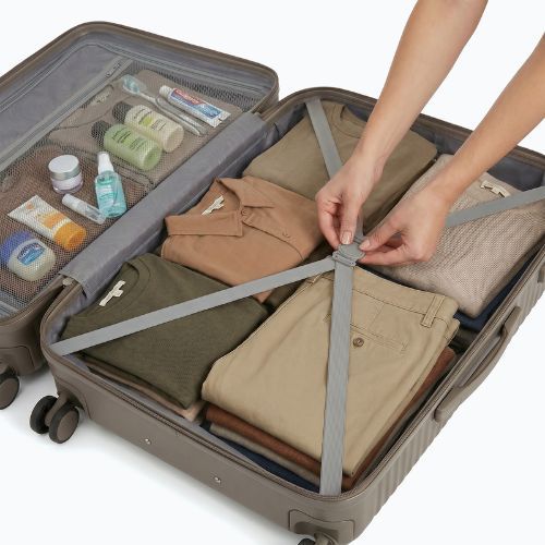 Großer Reisekoffer KADVA Palero 95 l beige
