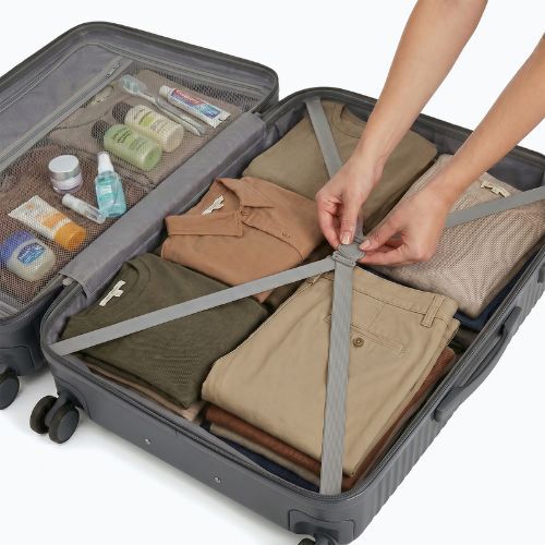 Großer Reisekoffer KADVA Palero 95 l grau