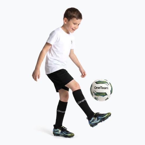Kinder-Fußballset OneTeam Precision Set Trikot und Shorts weiß