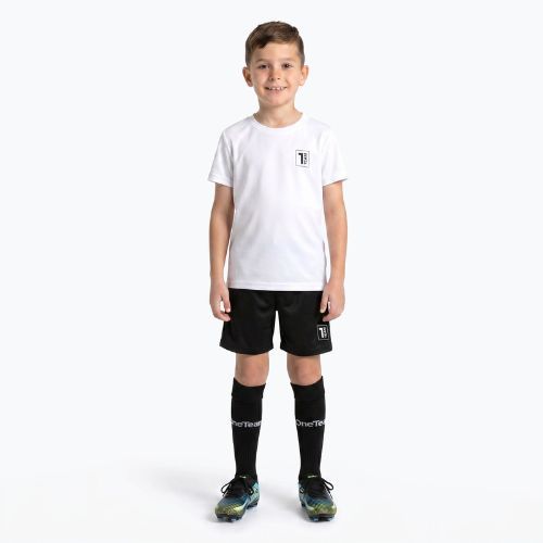 Kinder-Fußballset OneTeam Precision Set Trikot und Shorts weiß