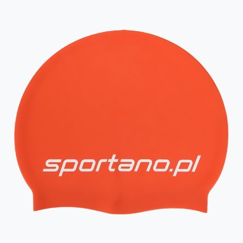 Schwimmkappe SPORTANO silicone orange