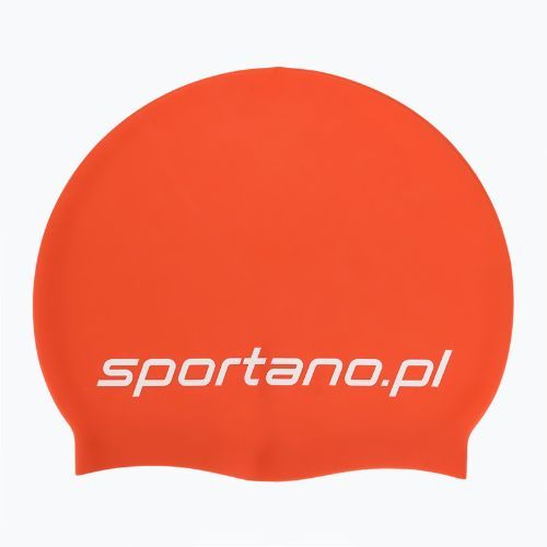 Schwimmkappe SPORTANO silicone orange