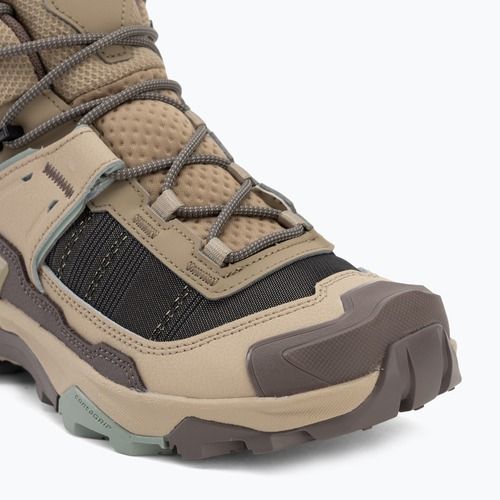 Trekkingschuhe Damen Salomon X Ultra 5 MID GTX iron/dsrtan/gre