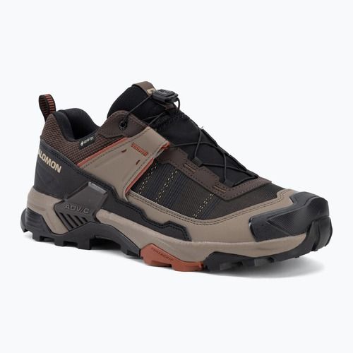Trekkingschuhe Herren Salomon X ULTRA 5 GTX black coffee/walnut/arabian