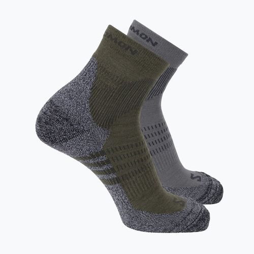 Socken Salomon X Ultra Access Quarter 2 pairs excalibur/olive night