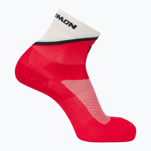Socken Salomon Pulse Ankle fiery red/vanilla ice/black