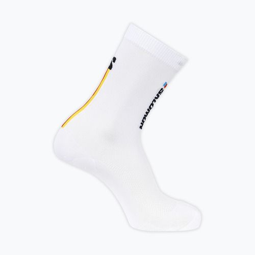 Socken Salomon Pulse Race Flag Crew white