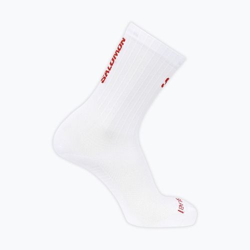 Socken Salomon S/Lab Phantasm Crew 3 white/fiery red