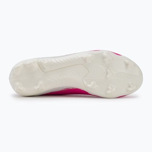 Fußballschuhe Kinder New Balance Schuhe Furon Team V8 FG pink heat/sea salt/gold metallic