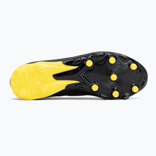 Fußballschuhe Kinder New Balance Schuhe Tekela Team V5 black 100/punch yellow/fire cracker