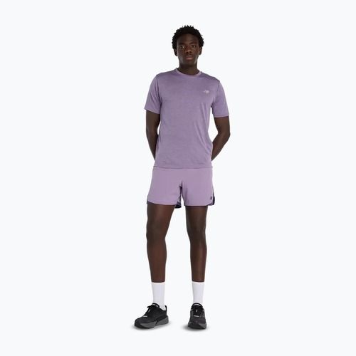 Shirt Herren New Balance Schuhe Athletics Run candied violet heather