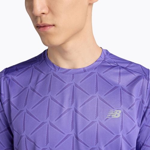 Shirt Herren New Balance Schuhe Essentials Printed T electric purple