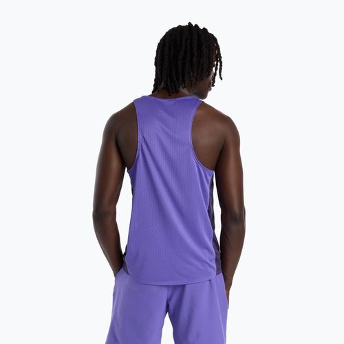 Laufshirt Herren New Balance Schuhe Viz-Tech Singlet electric purple