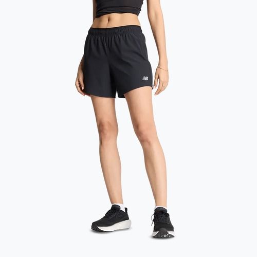 Laufshorts Damen New Balance Schuhe RC 5" black/white