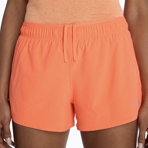 Damen Shorts New Balance Schuhe RC Seamless 3" tangerine heat