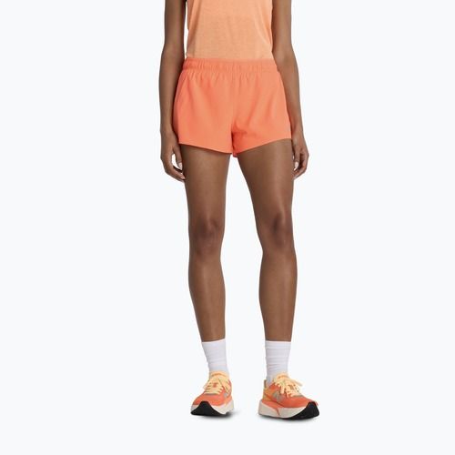 Damen Shorts New Balance Schuhe RC Seamless 3" tangerine heat