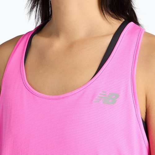Laufshirt Damen New Balance Schuhe Sport Essentials Tank pink heat