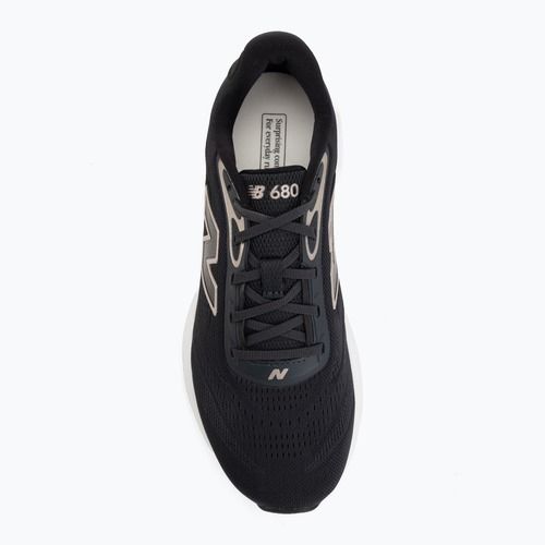 Damen-Laufschuhe New Balance Fresh Foam 680's V9 black/phantom/champagne metallic