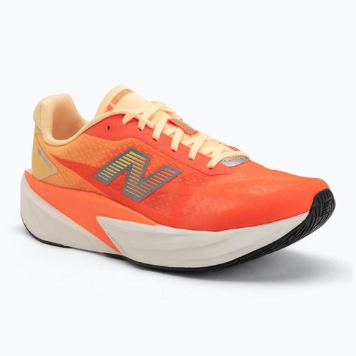 Herren-Laufschuhe New Balance FuelCell Rebel V5 tangerine heat/silver metallic