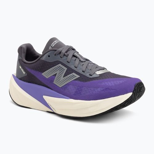 Damen-Laufschuhe New Balance FuelCell Rebel V5 electric indigo/truffle salt/silver metallic