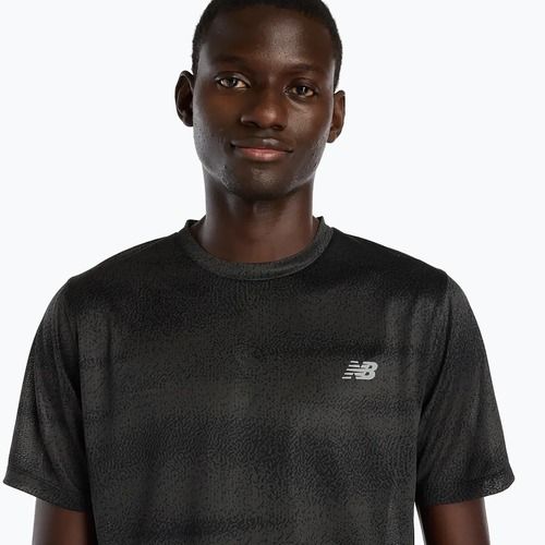 Shirt Herren New Balance Schuhe Athletics Printed black/grey