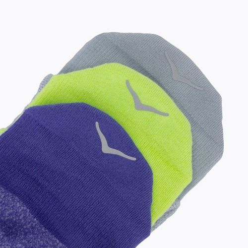 Socken HOKA No-Show Run Sock 3 Paar celstl blue/minrl blue/neon yuzu