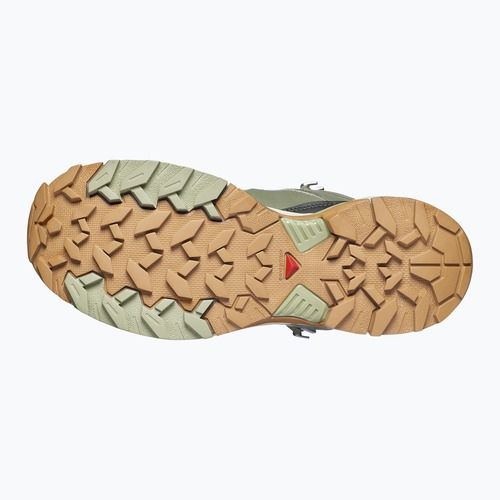 Trekkingschuhe Damen Salomon X Ultra 360 Edge Mid GTX tea/deep lichen green