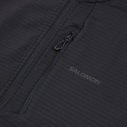 Fleecejacke für Damen Salomon Lightwarm Full Zip deep black