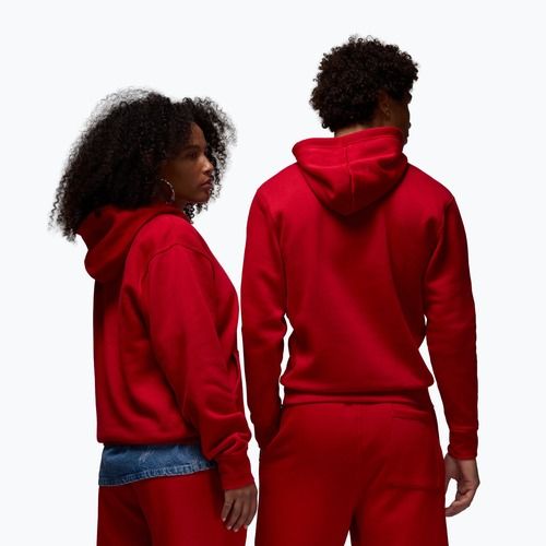 Herren Sweatshirt Nike Jordan Brooklyn Fleece gym red/white
