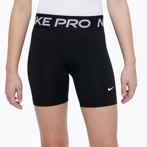 Kinder-Shorts Nike Pro Dri-Fit 5" carbon black/white