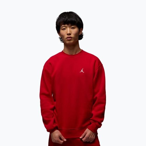 Herren Sweatshirt Nike Jordan Brooklyn Fleece Crew gym red/white