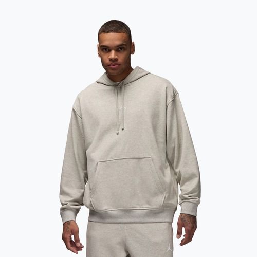 Herren Sweatshirt Nike Sport Crossover Dri-Fit grey heather/white