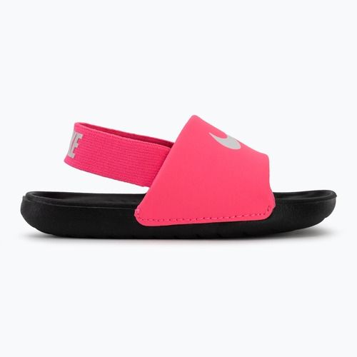 Kinder-Flip-Flops Nike Digital coffee pink/black/white