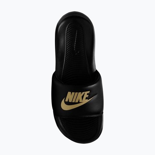 Schlappen Herren Nike Victori One Slide black/metalic gold