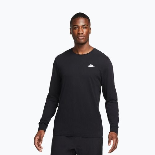 Herren-Langarmshirt Nike Sportswear Club black/white