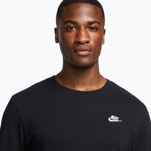 Herren-Langarmshirt Nike Sportswear Club black/white