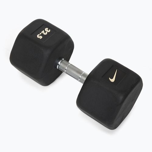 Gummi-Hantel Nike Strength Hex Dumbbell 32,5 kg black/white