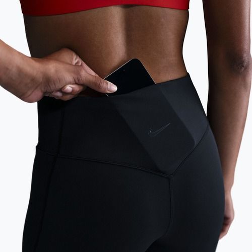 Trainingsshorts Damen Nike Universa High Waisted Biker 8" black/anthracite/dark smoke grey