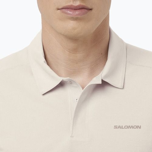 Poloshirt Herren Salomon Trackline Polo silver cloud