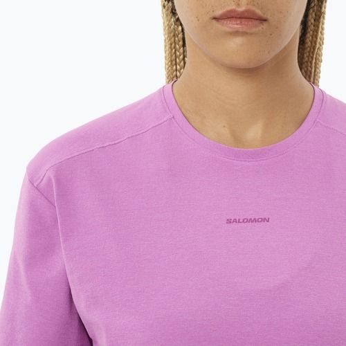 Shirt Damen Salomon Trackline iris orchid